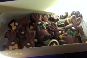 My hand-made Easter chocolates for the family.  Happy Easter everyone! xoxo